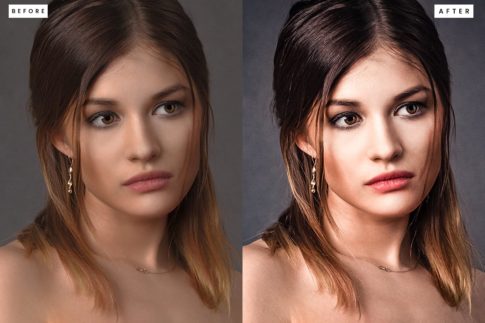 Фотография с цветокоррекцией из набора идеальная кожа пресеты