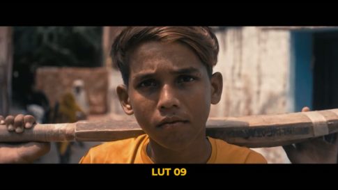 Кадр видео после цветокоррекции LUT для плёнка вариант 4