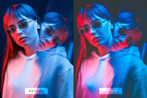 Пример обработки фото пресетом Cyberpunk Style Effect TW в Lightroom, кадр 5