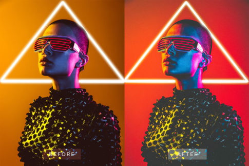 Пример обработки фото пресетом Cyberpunk Style Effect TW в Lightroom, кадр 10