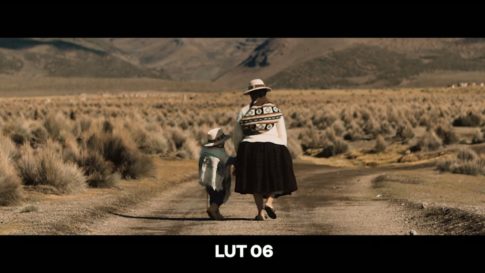 Кадр видео после цветокоррекции LUT для кино вариант 5