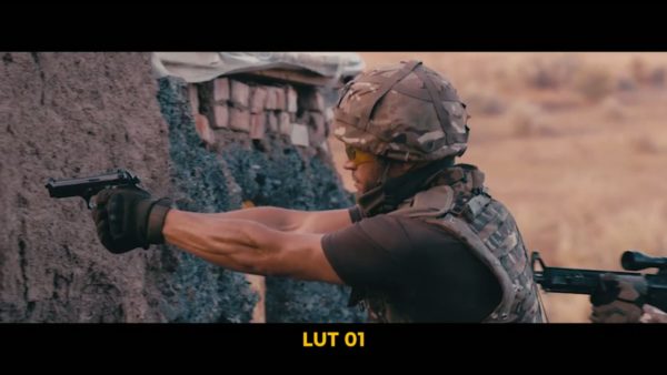 Кадр видео после цветокоррекции LUT для кино вариант 4