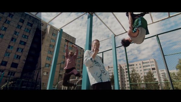 Кадр видео после цветокоррекции LUT для урбан вариант 4