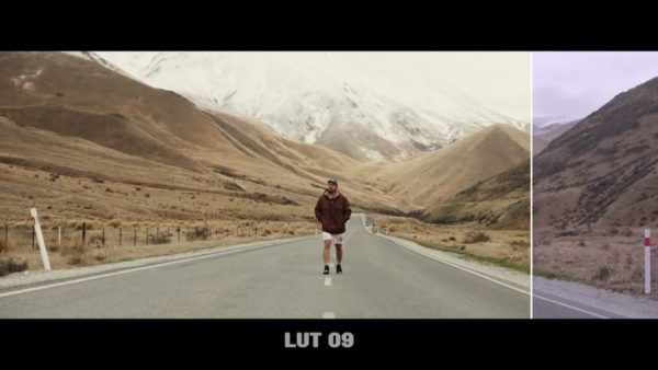 Кадр видео после цветокоррекции LUT для кино вариант 3