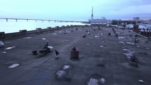 Кадр видео после цветокоррекции LUT для кино вариант 5