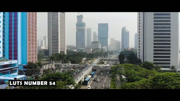 Кадр видео после цветокоррекции LUT для кино вариант 6