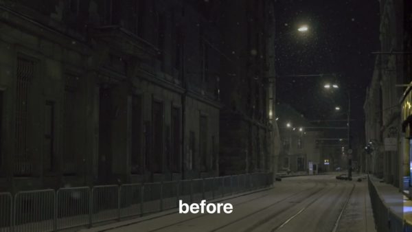 Кадр видео после цветокоррекции LUT для кино вариант 4