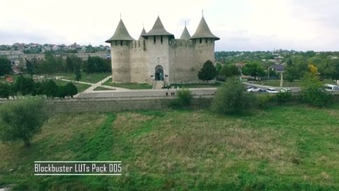 Кадр видео после цветокоррекции LUT для кино вариант 5