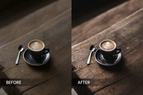 Пример обработки фото пресетом Coffee в Lightroom, кадр 1