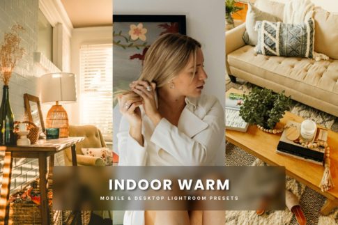Пример обработки набором Indoor Warm из коллекции интерьеры