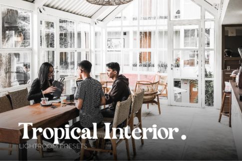 Пример обработки набором Tropical Interior из коллекции интерьеры