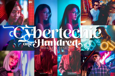 Обложка набора пресетов Cybertechie One Hundred TW для Lightroom