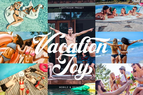 Пример обработки набором Vacation Joy из коллекции Лето и море