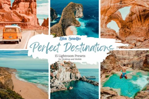 Пример обработки набором Perfect Destination из коллекции Лето и море