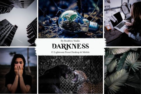 Пример обработки набором 15 Darkness из коллекции сборник стилей