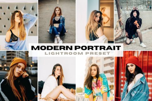 Пример обработки набором Modern Portrait из коллекции сборник стилей