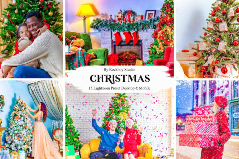 Пример обработки набором 15 Christmas из коллекции сборник стилей