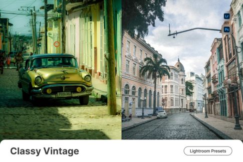 Пример обработки набором Classy Vintage из коллекции сборник стилей