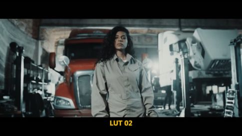 Кадр видео после цветокоррекции LUT для кино вариант 4