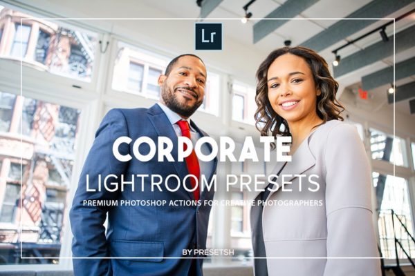 Обложка набора пресетов Corporate для Lightroom