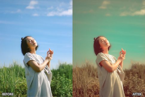 Пример обработки фото пресетом Creamy Nude Tones Pack в Lightroom, кадр 5