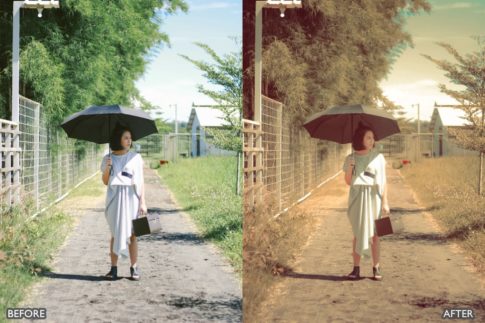 Пример обработки фото пресетом Creamy Nude Tones Pack в Lightroom, кадр 6