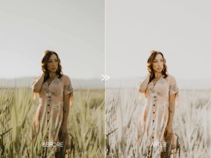 Пример обработки фото пресетом Soft Airy CREAMY PORTRAITS в Lightroom, кадр 3