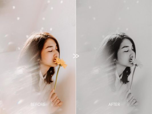 Пример обработки фото пресетом Soft Airy CREAMY PORTRAITS в Lightroom, кадр 6