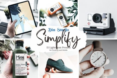Обложка набора пресетов Simplify для Lightroom