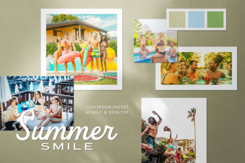 Обложка набора пресетов Summer Smile для Lightroom