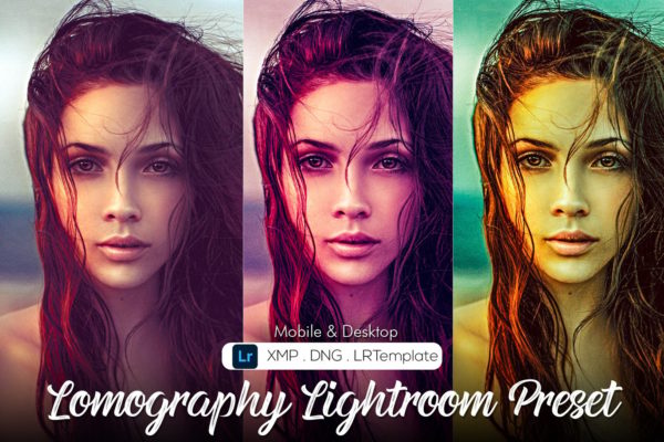 Обложка набора пресетов Lomography для Lightroom