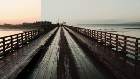 Пример работы LUT из набора LUT для цветокоррекции видео Color Correction Presets