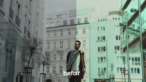 Кадр видео после цветокоррекции LUT для коррекция вариант 3