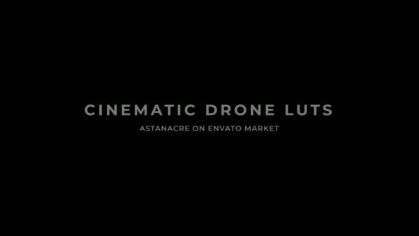 Постер набора LUT для дрона и аэросъёмки пейзажей Cinematic Drone Aerial