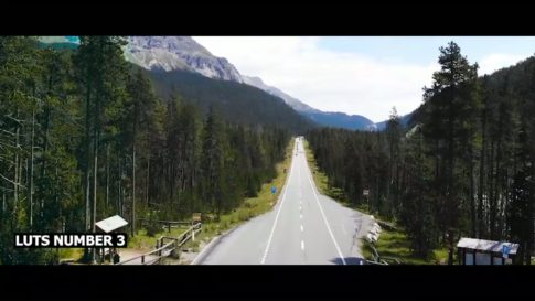 Кадр видео после цветокоррекции LUT для дрон вариант 2