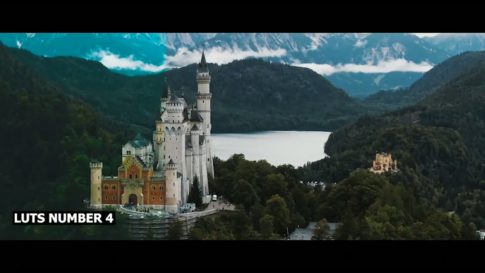 Кадр видео после цветокоррекции LUT для дрон вариант 3