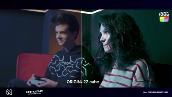 Кадр видео после цветокоррекции LUT для портрет вариант 2