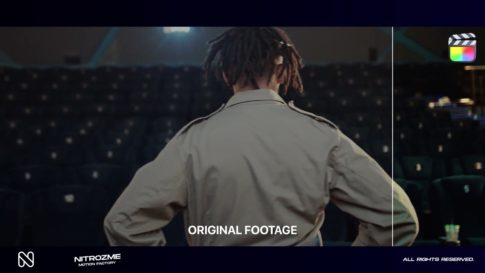 Кадр видео после цветокоррекции LUT для портрет вариант 4