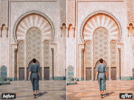 Пример обработки фото пресетом Morocco в Lightroom, кадр 3