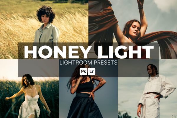 Обложка набора пресетов Honey Light Lightroom Preses для Lightroom