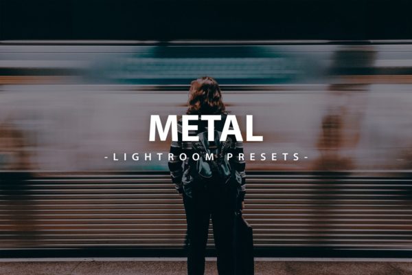 Обложка набора пресетов Metal для Lightroom