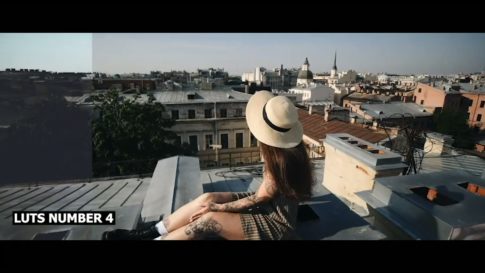 Кадр видео после цветокоррекции LUT для мрачные вариант 3