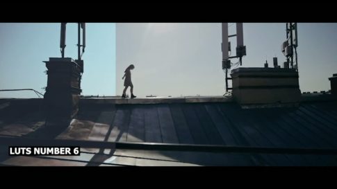 Кадр видео после цветокоррекции LUT для мрачные вариант 5