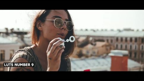 Кадр видео после цветокоррекции LUT для мрачные вариант 8
