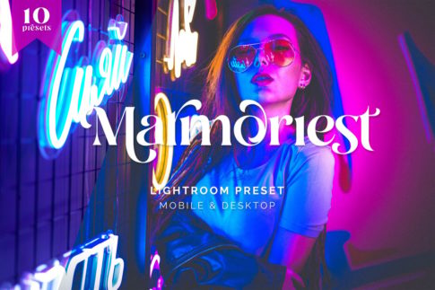 Обложка набора пресетов Marmorist Cyberpunk Color TW для Lightroom