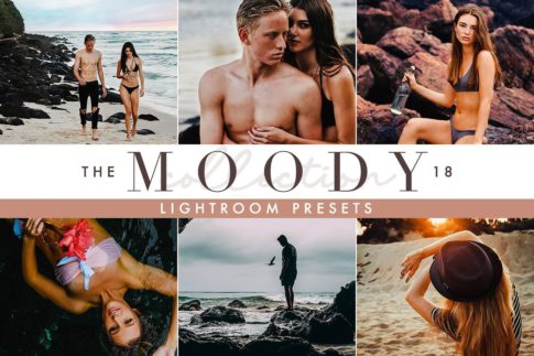 Обложка набора пресетов Moody для Lightroom