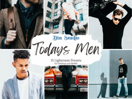 Пример обработки фото пресетом Todays Men в Lightroom, кадр 3