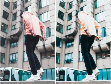 Пример обработки фото пресетом Todays Men в Lightroom, кадр 5