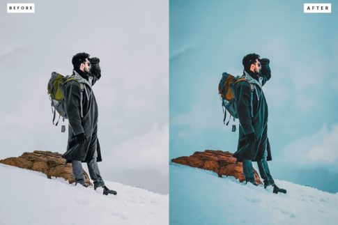 Фотография с цветокоррекцией из набора настроение путешествий пресеты