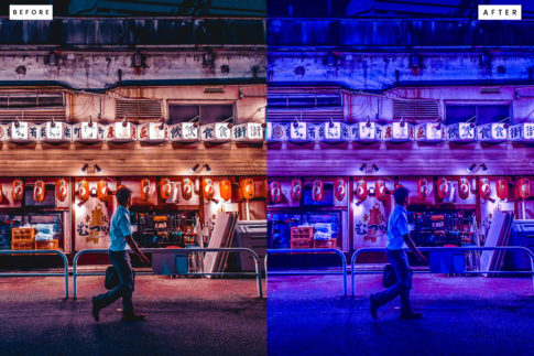 Пример обработки фото пресетом CyberPunk в Lightroom, кадр 3